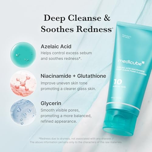 medicube Facial Cleanser Azelaic Acid Whip Cleanser