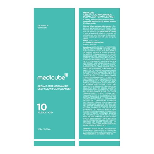 medicube Facial Cleanser Azelaic Acid Whip Cleanser