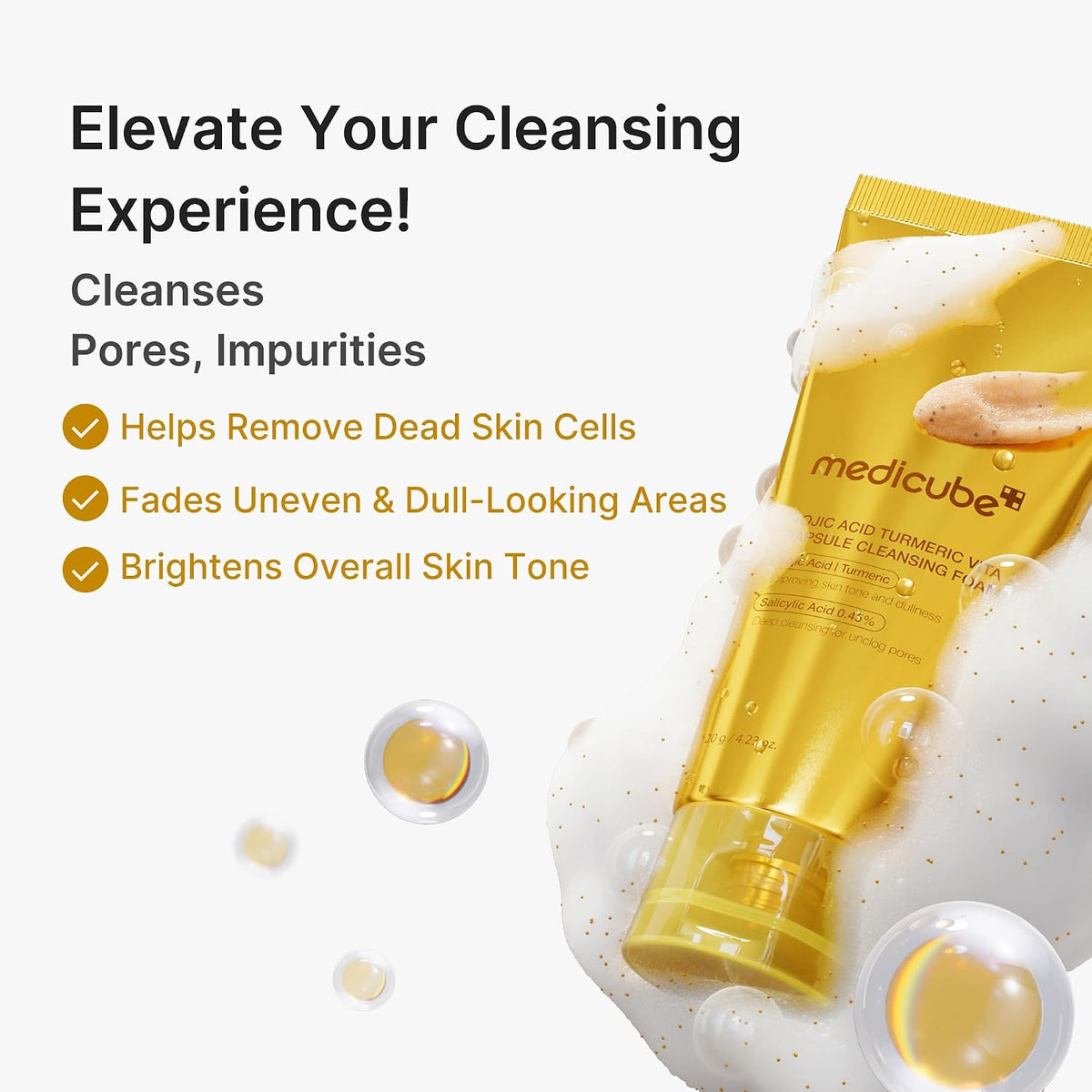 medicube Facial Cleanser Azelaic Acid Whip Cleanser
