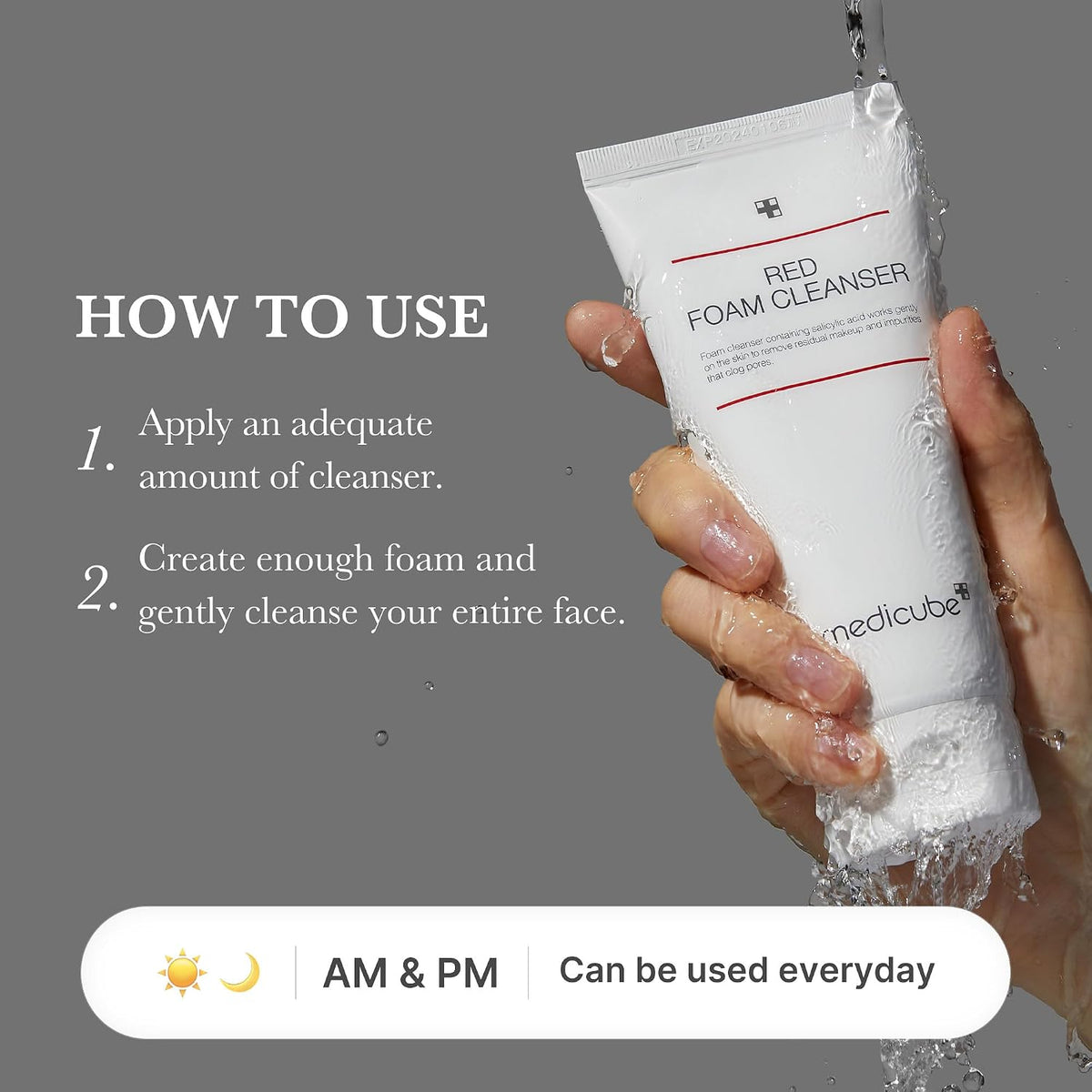 medicube Facial Cleanser Azelaic Acid Whip Cleanser