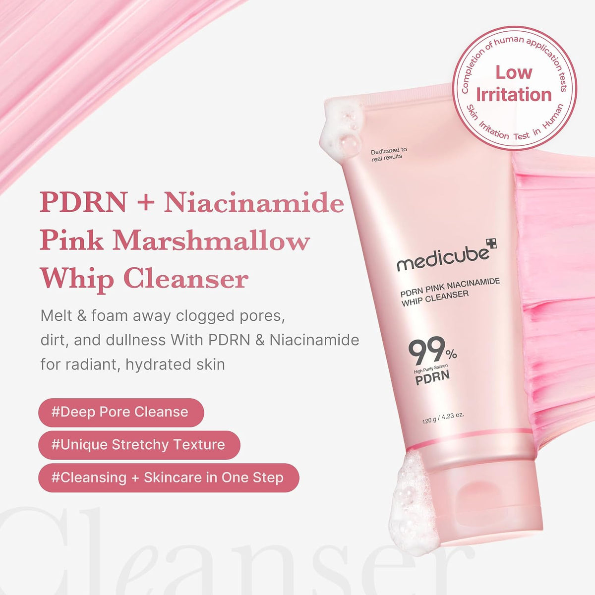 medicube Facial Cleanser Azelaic Acid Whip Cleanser