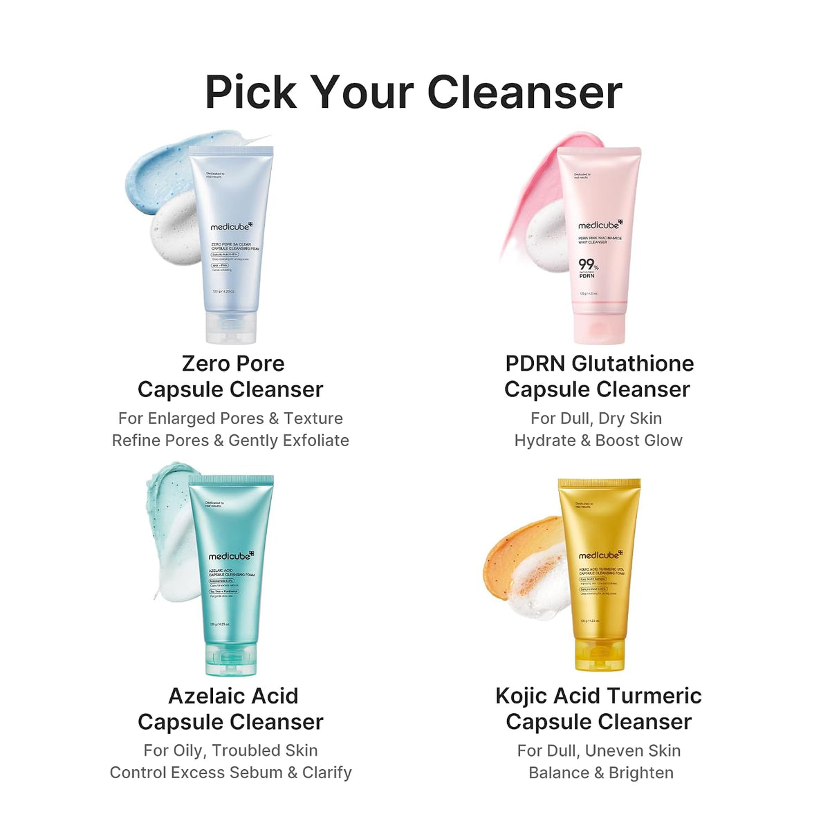 medicube Facial Cleanser Azelaic Acid Whip Cleanser
