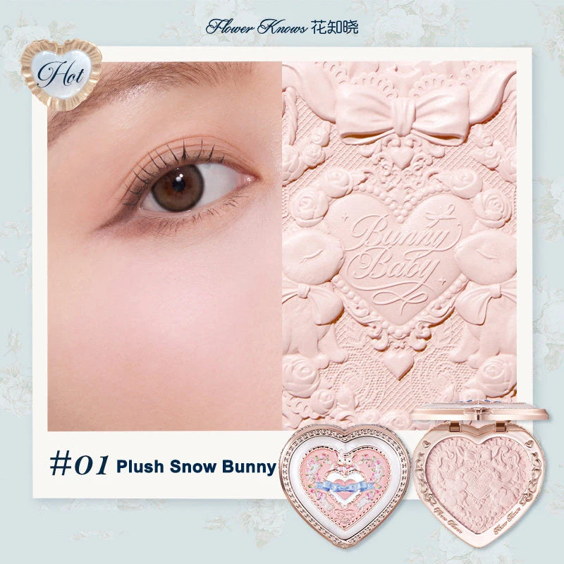 Flower Knows Snow Ballet Collection Perfume Satin Makeup Palette Blush Lip Duo Long Lasting Lip Color Romantic Balletcore Beauty