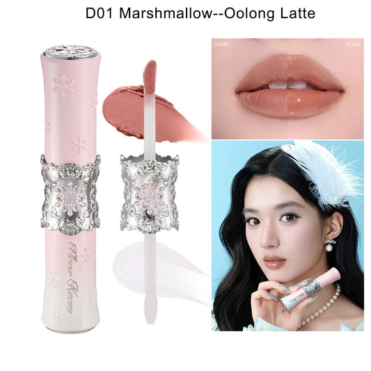 Flower Knows Snow Ballet Collection Perfume Satin Makeup Palette Blush Lip Duo Long Lasting Lip Color Romantic Balletcore Beauty