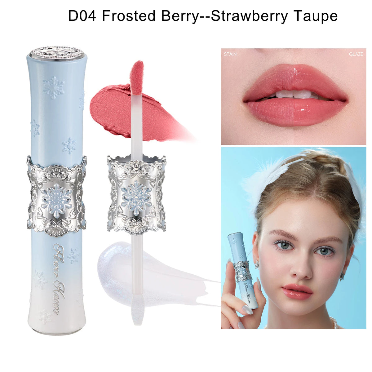 Flower Knows Snow Ballet Collection Perfume Satin Makeup Palette Blush Lip Duo Long Lasting Lip Color Romantic Balletcore Beauty